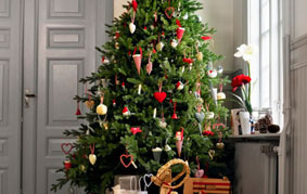 Украшение новогодних елей